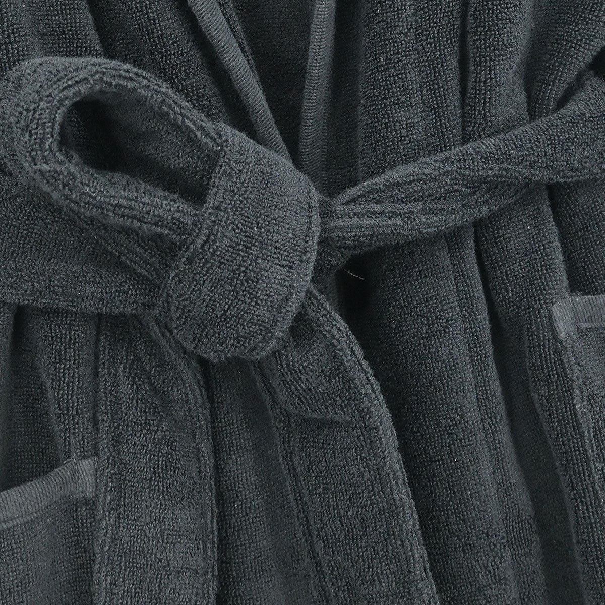 Chanel Belted Bathrobe Style Coat Gown Black #2