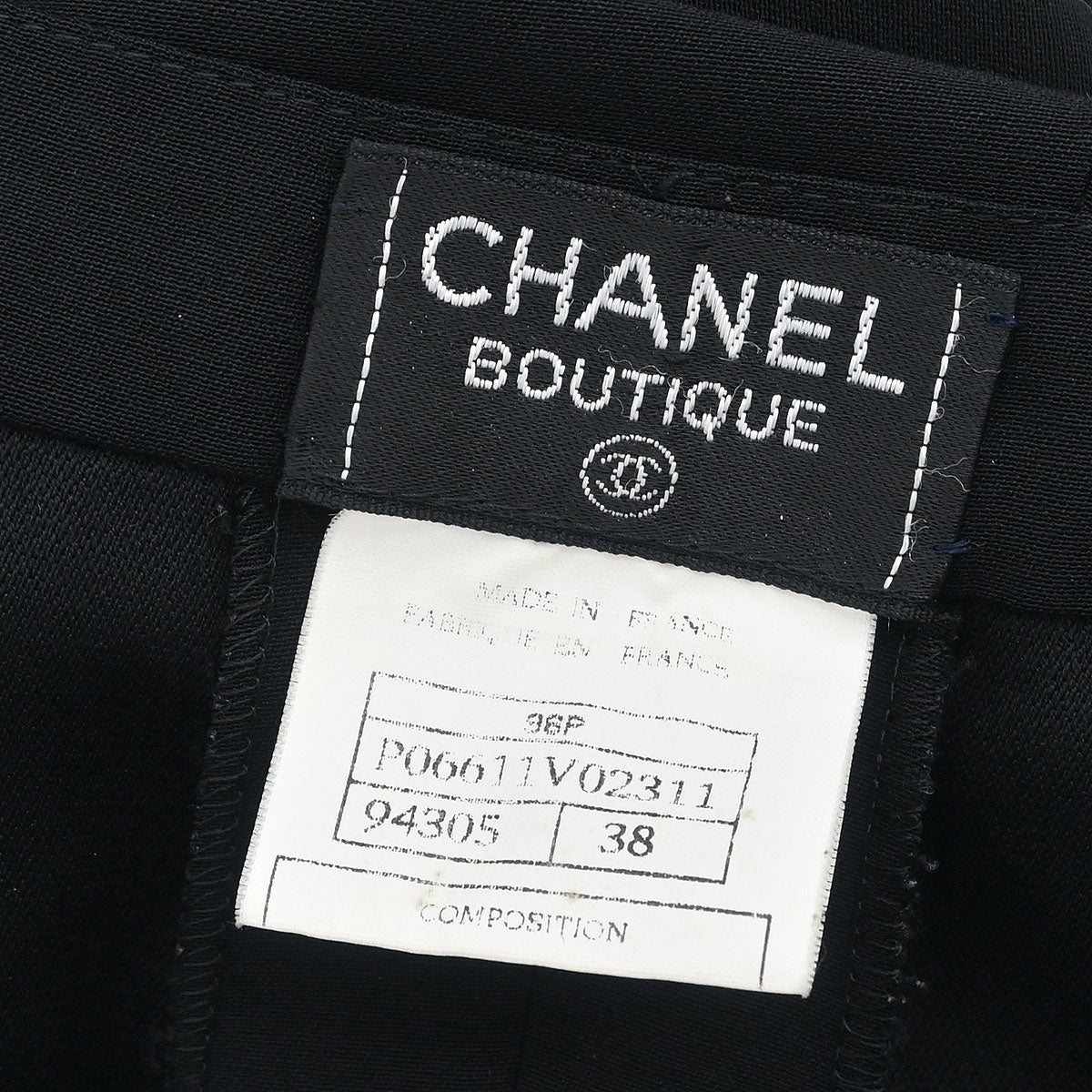 Chanel Long Pants Black #38