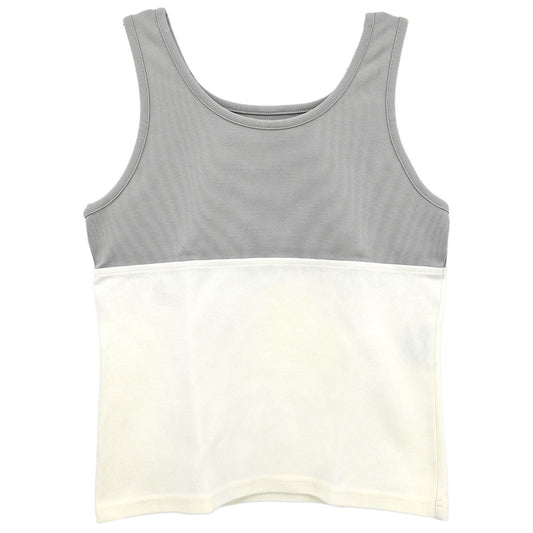 Chanel Sport Line Sleeveless Tank Top Gray #40
