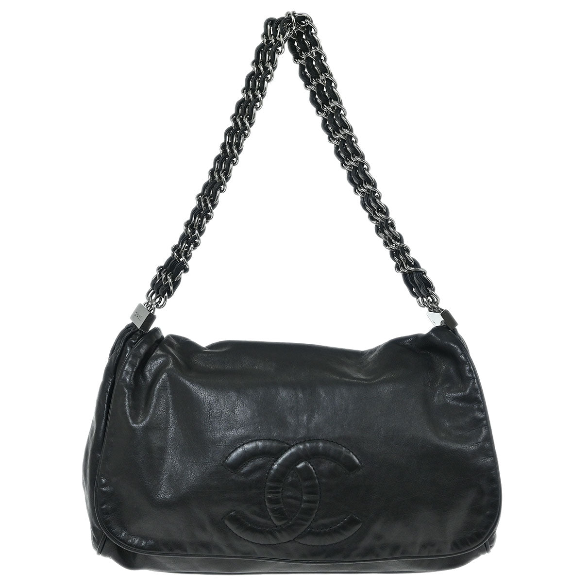 Chanel 2006-2008 Black Lambskin Handbag