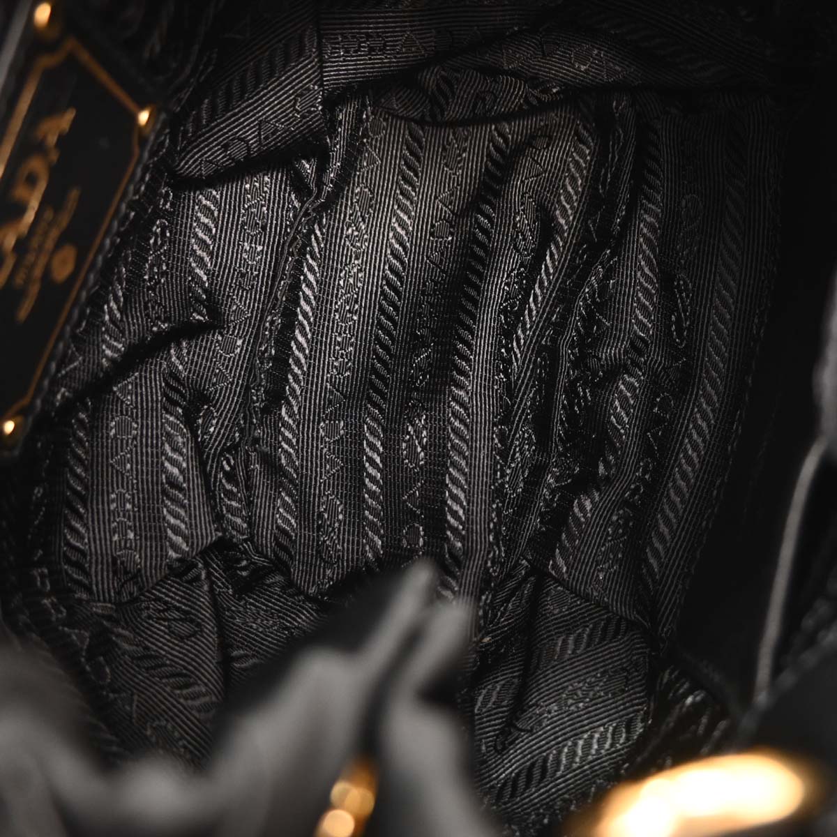 Prada Black Nylon Shoulder Bag