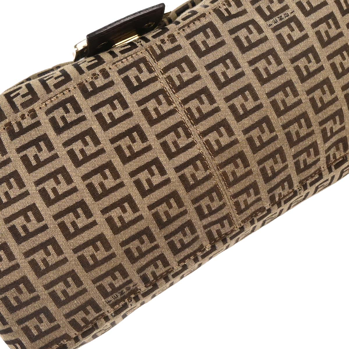 Fendi Brown Zucchino Mamma Baguette Handbag