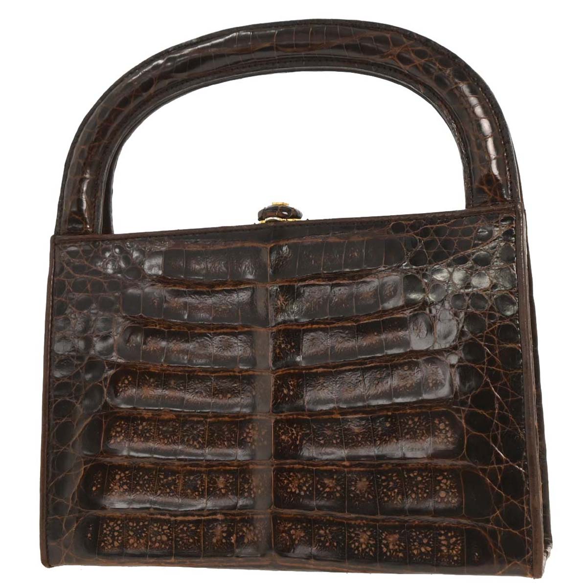 Chanel * Brown Crocodile Handbag