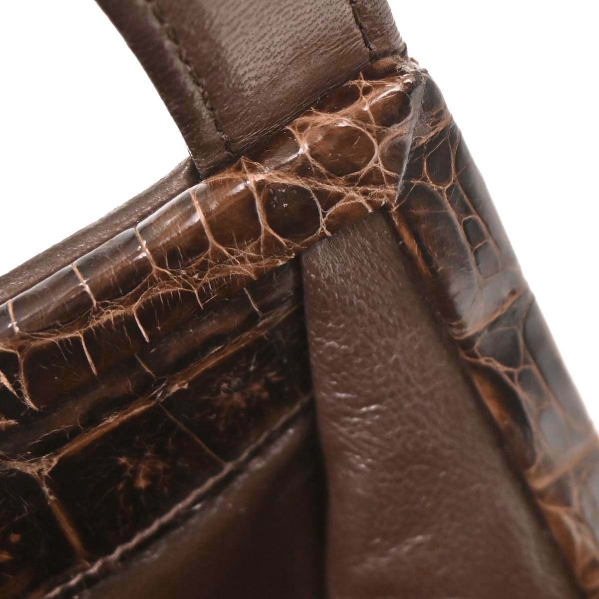 Chanel * Brown Crocodile Handbag