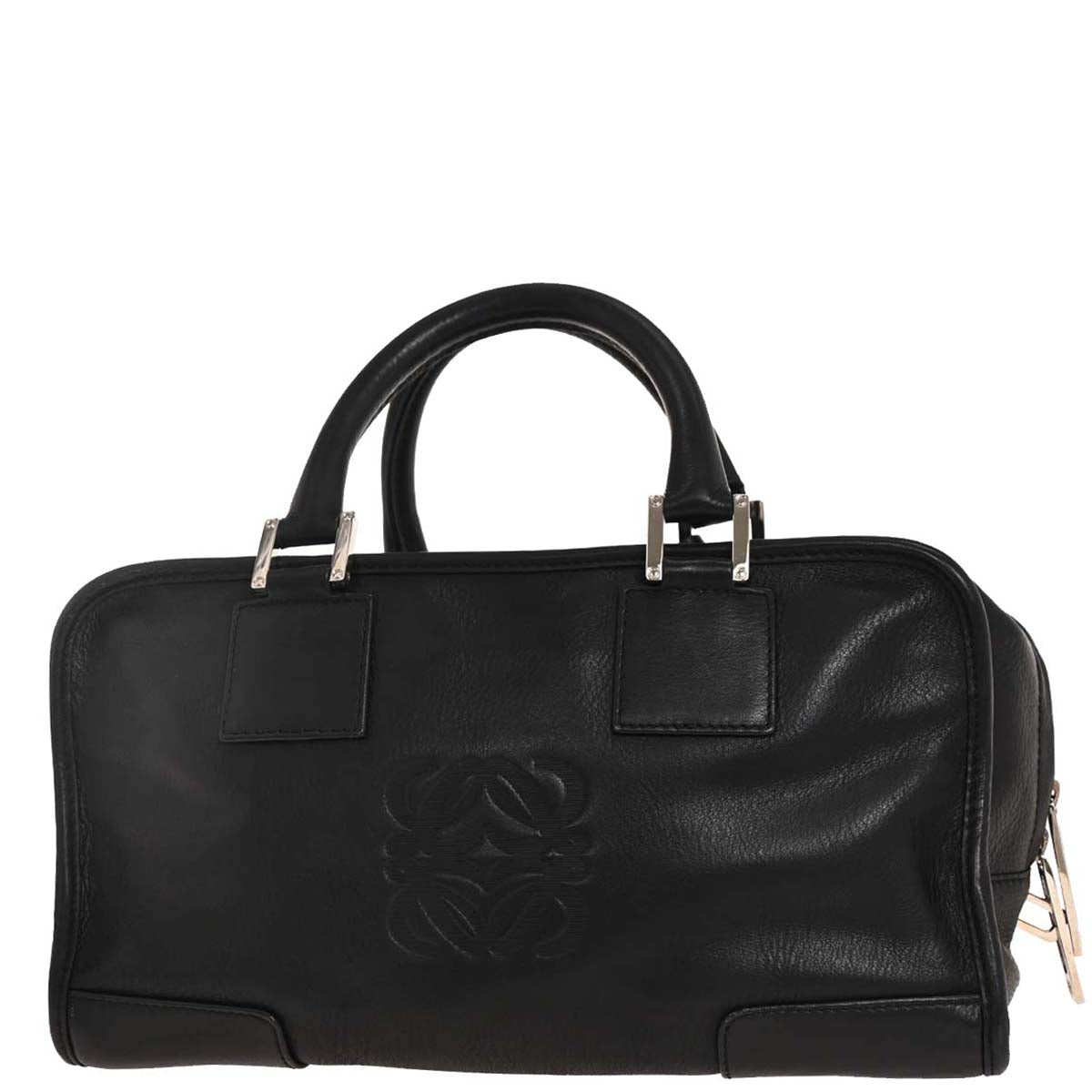 Loewe Black Leather Amazona 28 Handbag