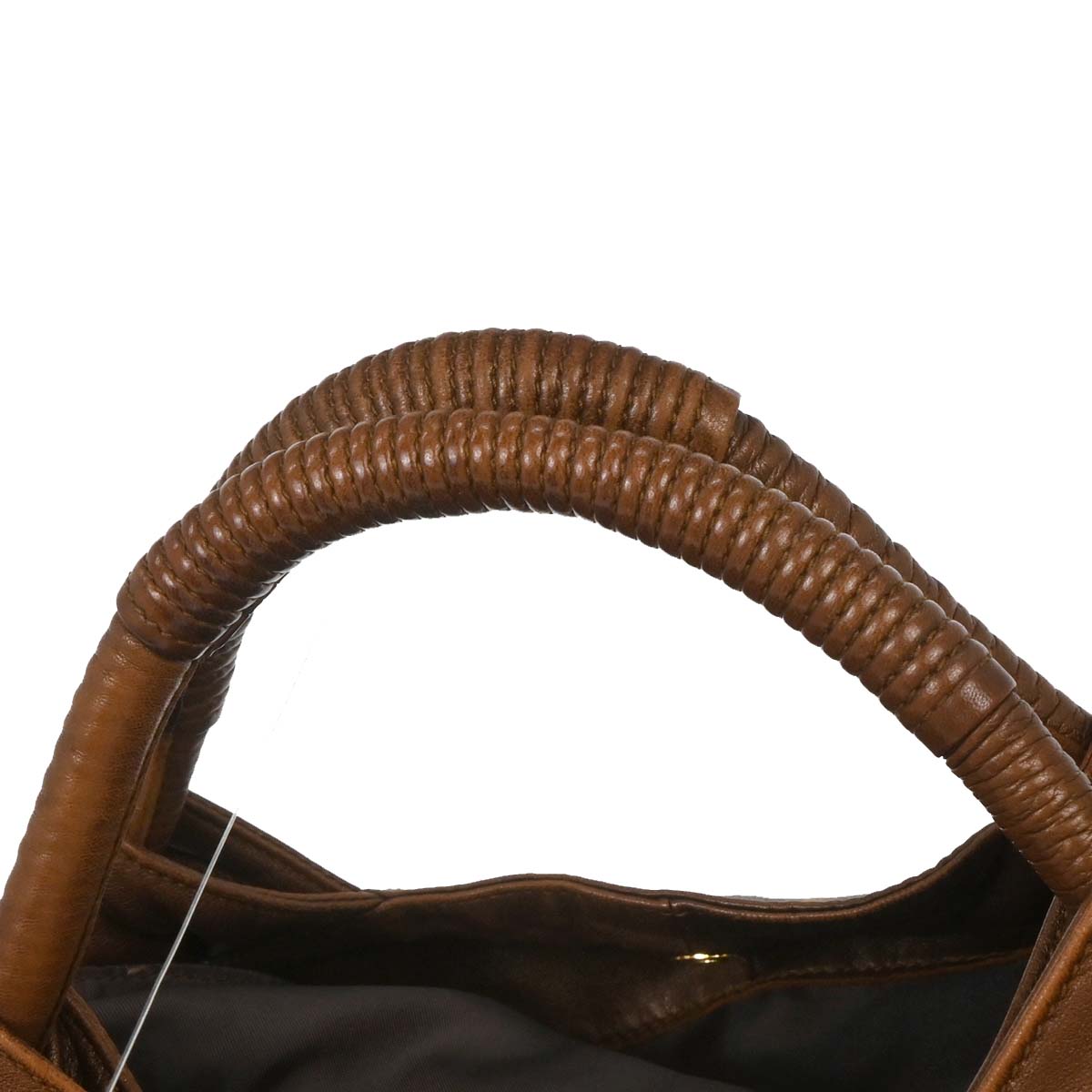 Loewe Brown Lambskin Nappa Aire Tote Handbag