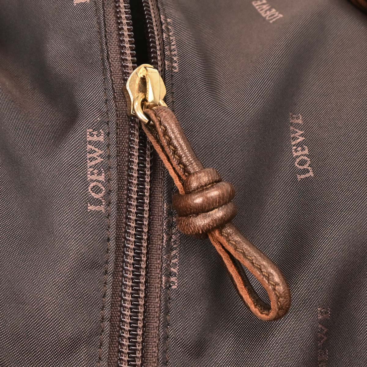 Loewe Brown Lambskin Nappa Aire Tote Handbag