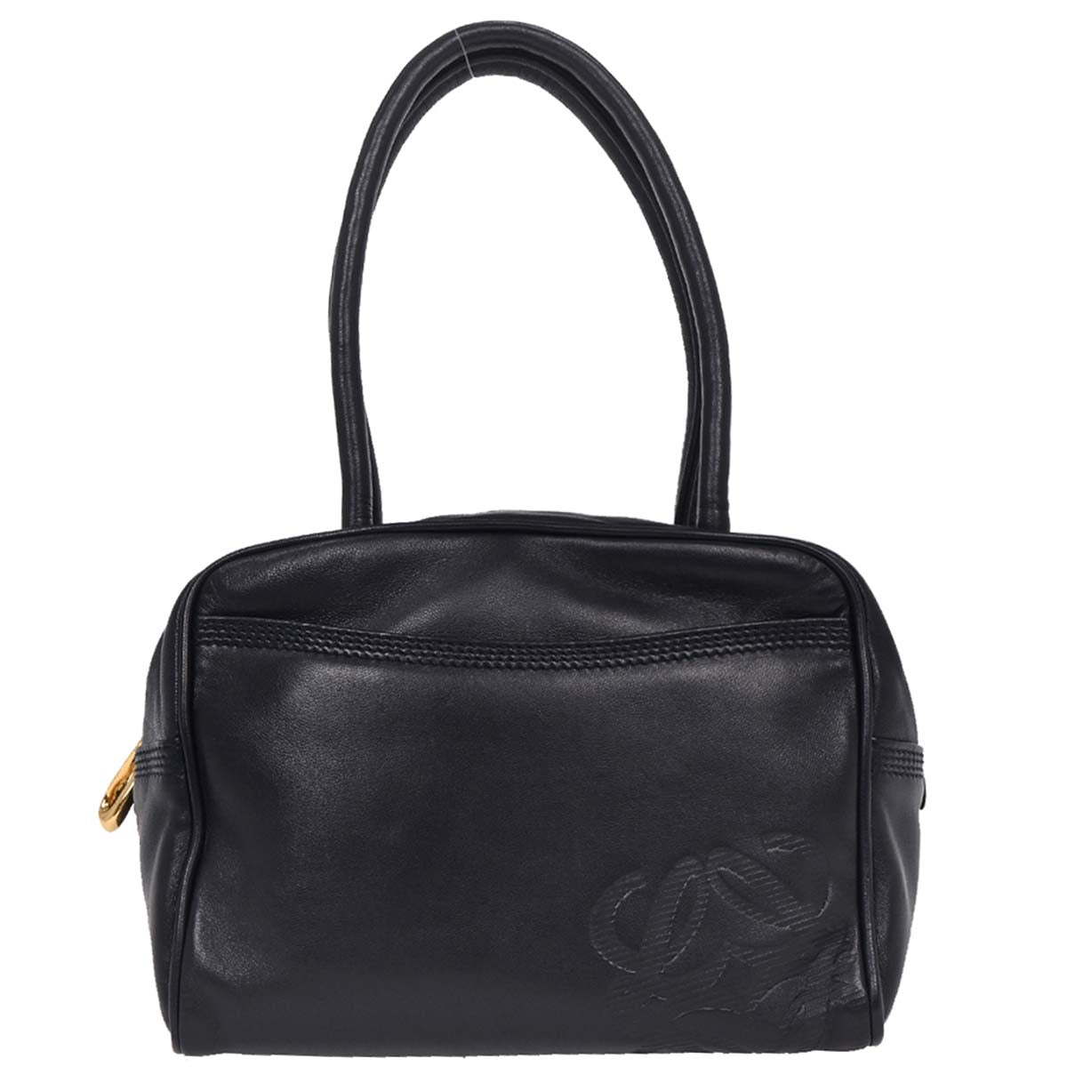 Loewe Navy Leather Handbag