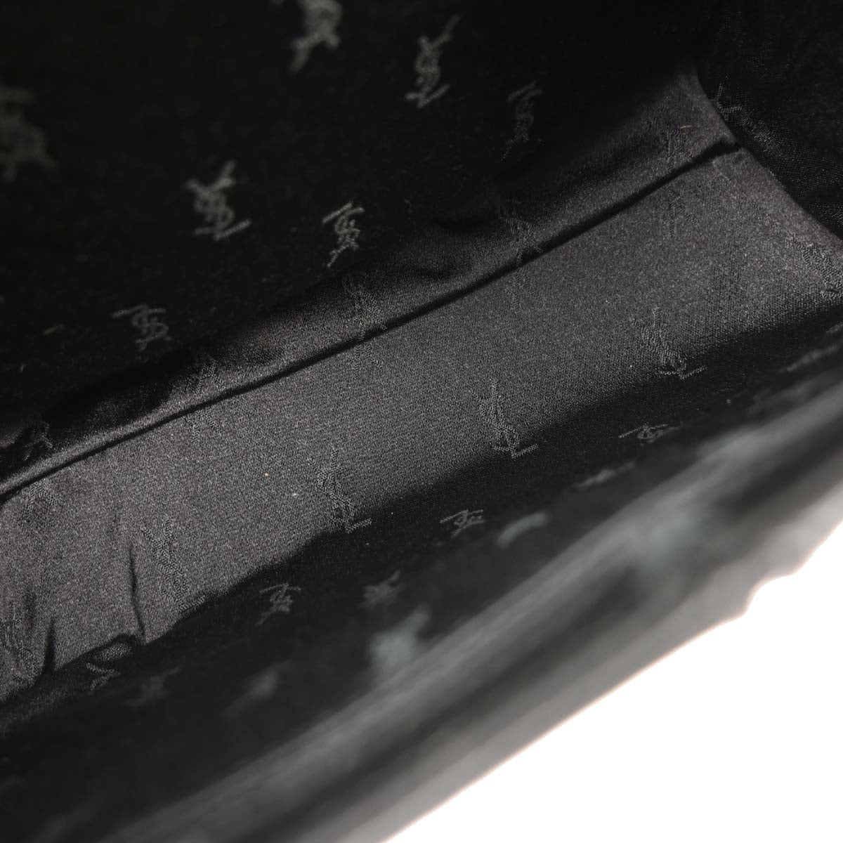 Yves Saint Laurent Black Leather Handbag