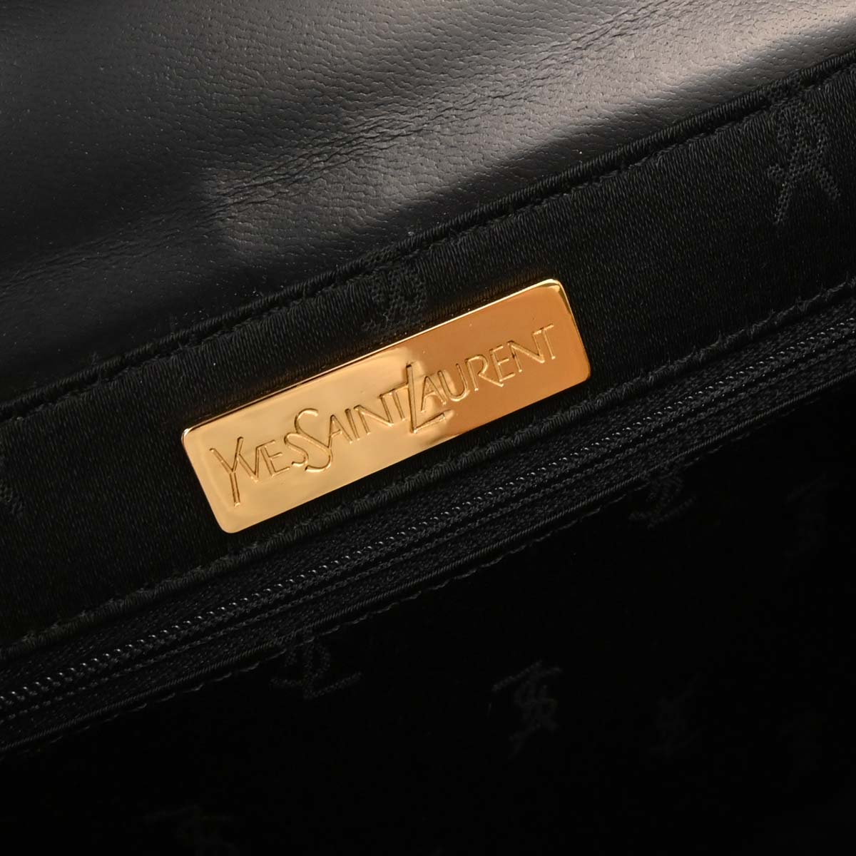 Yves Saint Laurent Black Leather Handbag