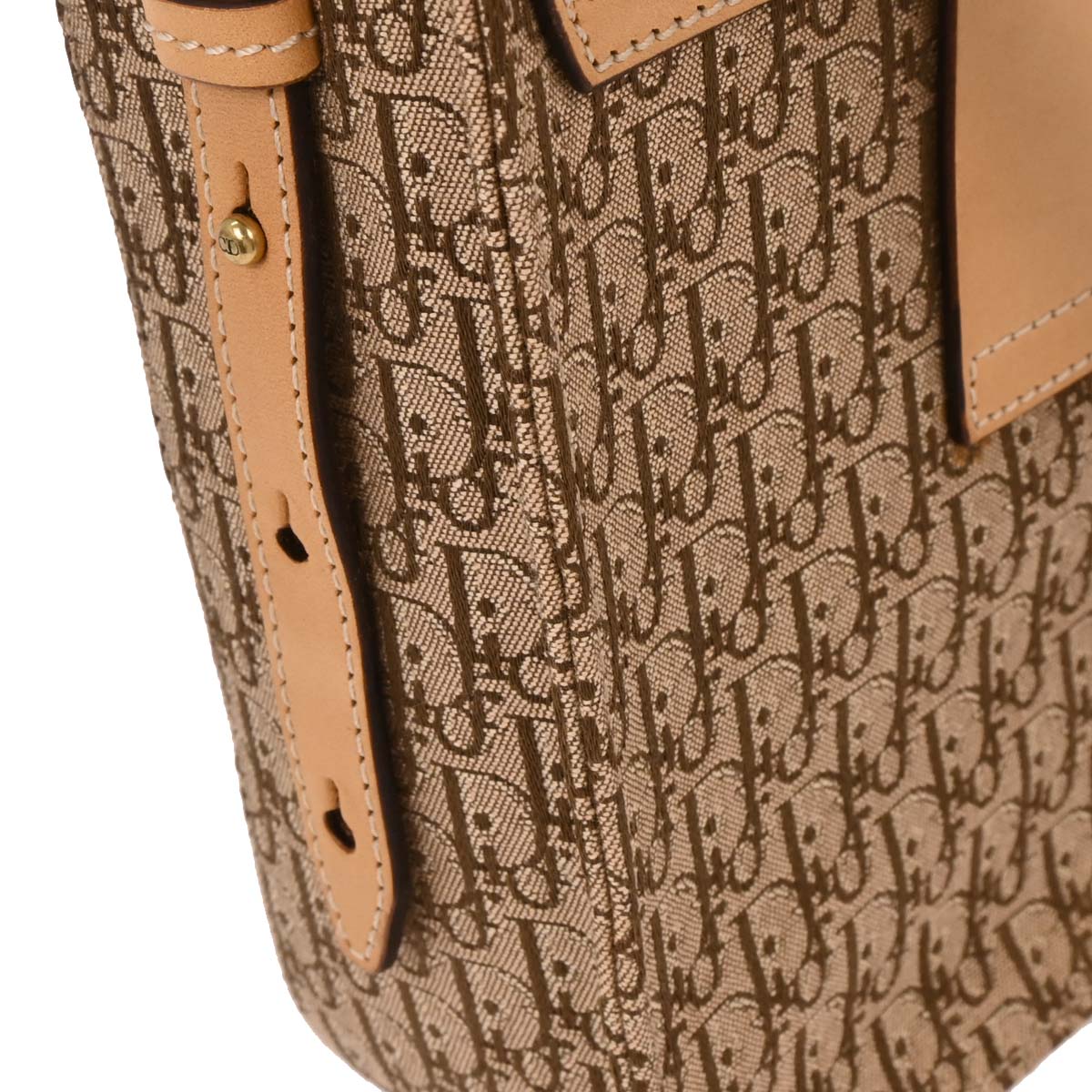 Christian Dior Beige Trotter Shoulder Bag