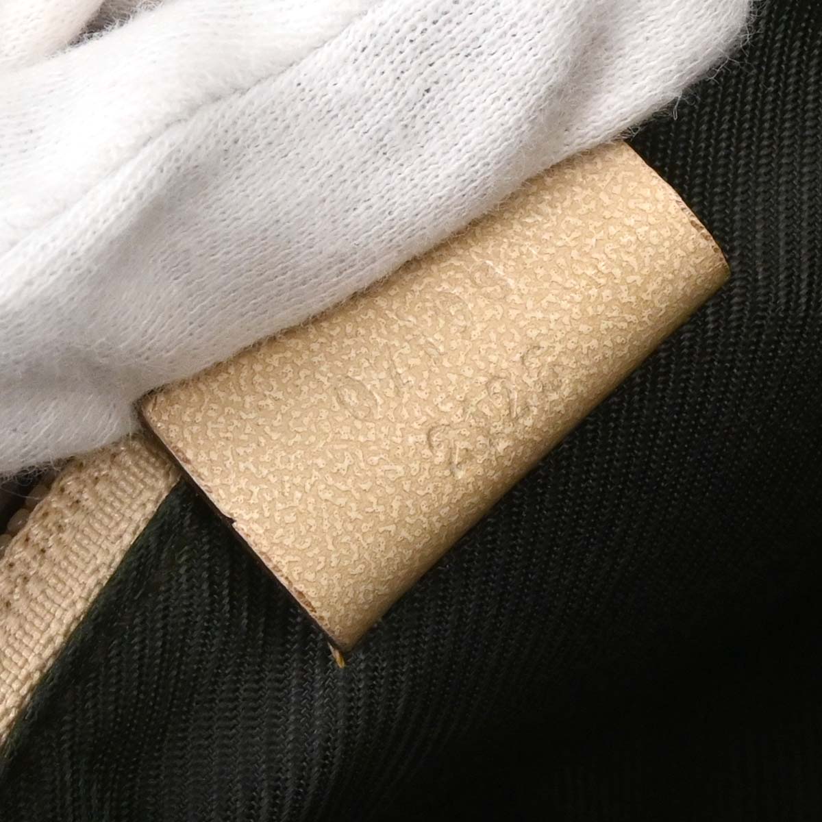 Gucci Beige Canvas GG Pouch Handbag