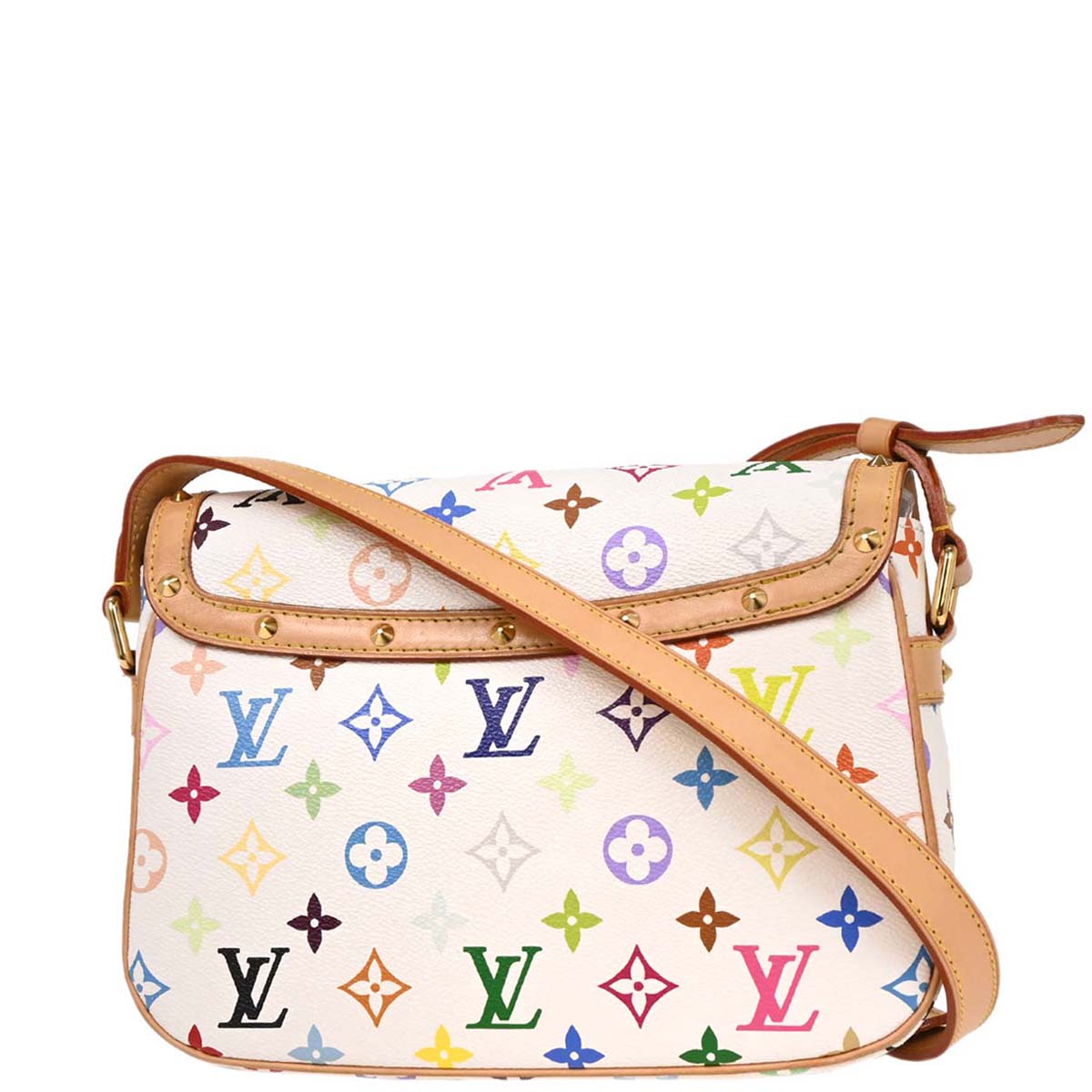 Louis Vuitton White Monogram Multicolor Sologne M92661