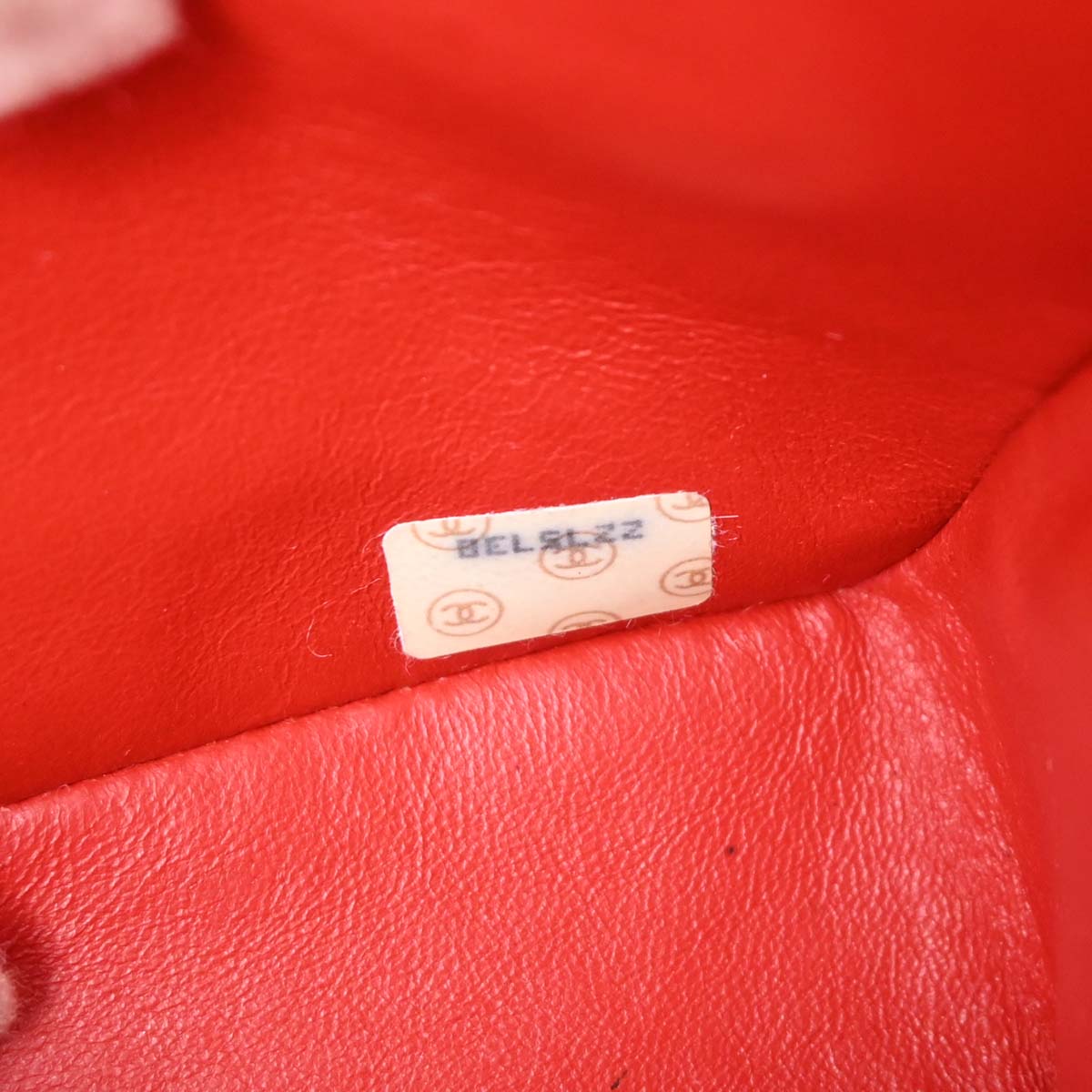 Chanel 1991-1994 Red Lambskin Medium Classic Double Flap Shoulder Bag