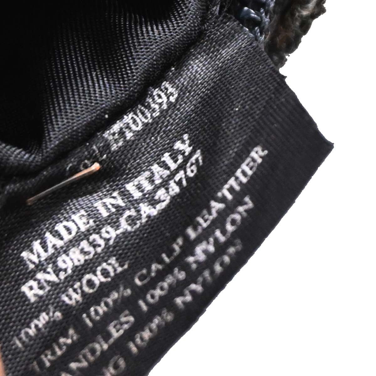 Prada Gray Wool Handbag