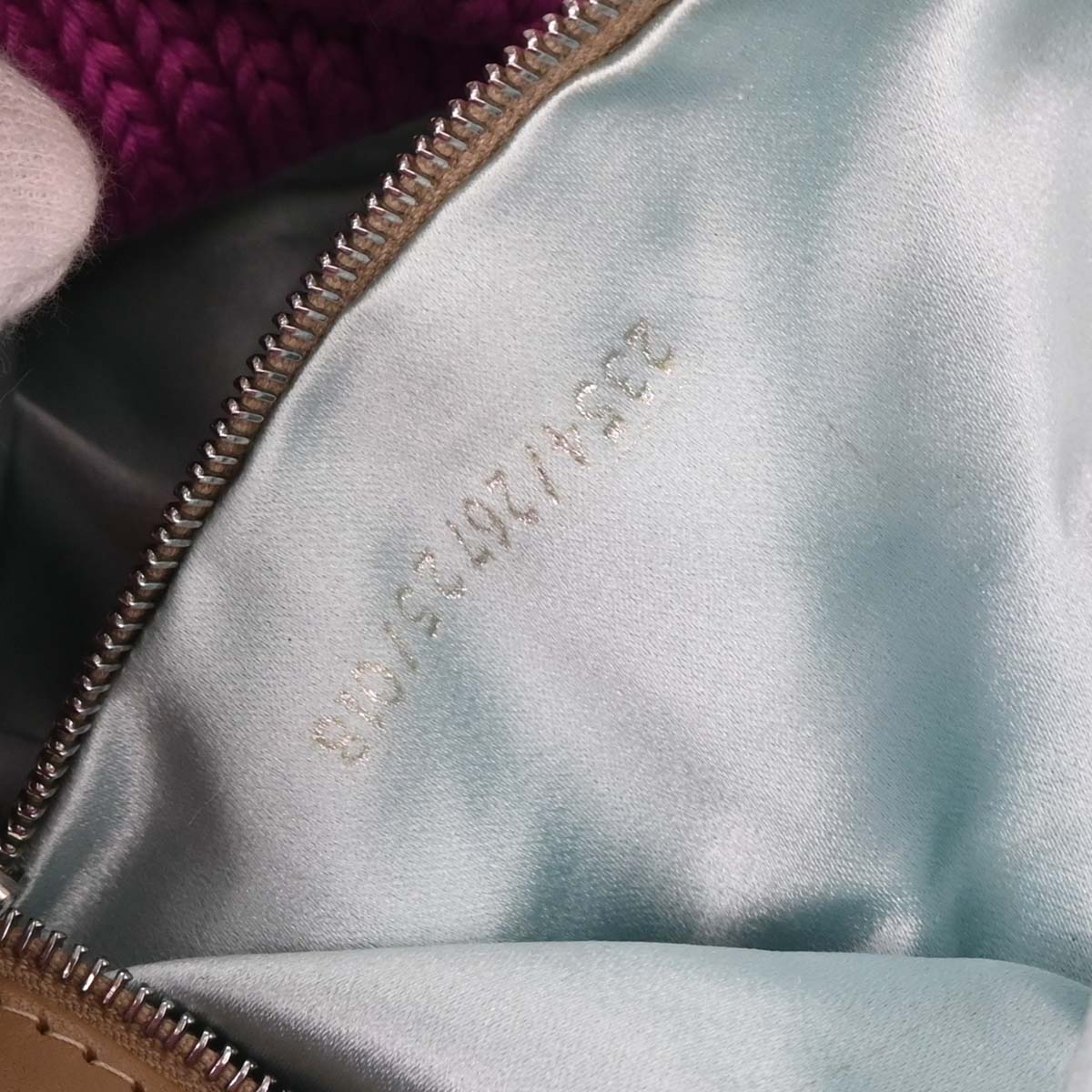 Fendi Purple Wool Handbag