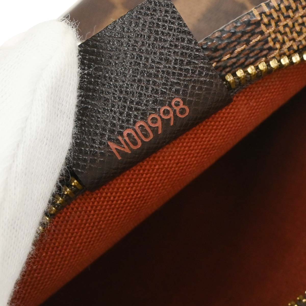 Louis Vuitton Damier Trousse Makeup Handbag N51982