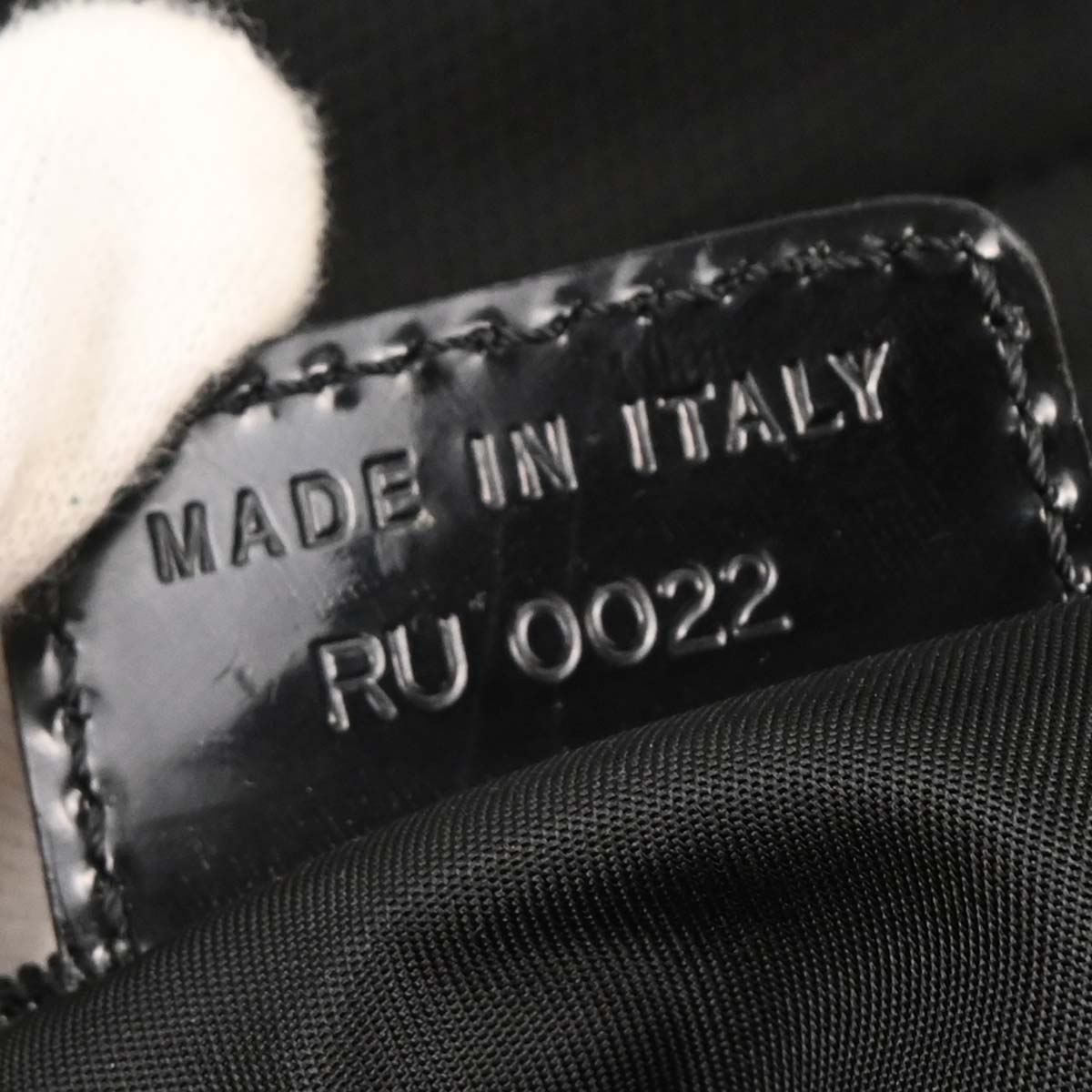 Christian Dior Black Nylon Saddle Shoulder Bag