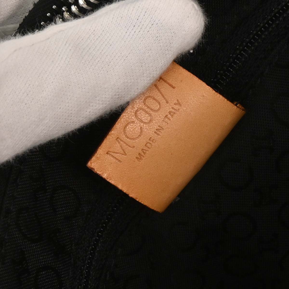 Celine Black Suede C Macadam Twin Handbag