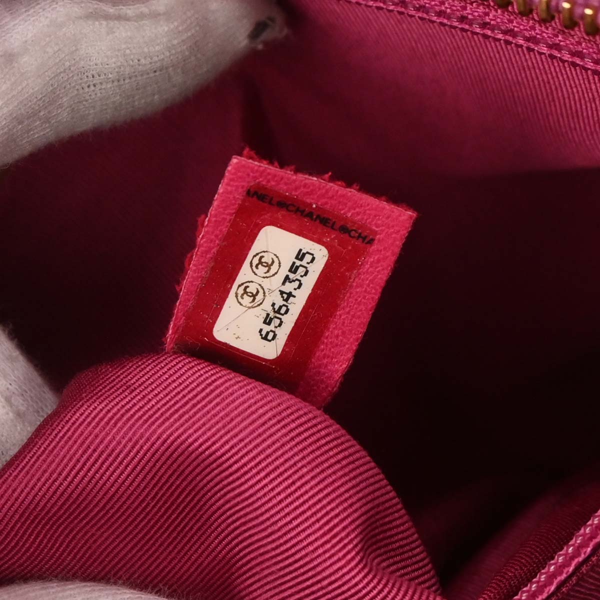 Chanel Pink Caviar Bicolore Tote Handbag