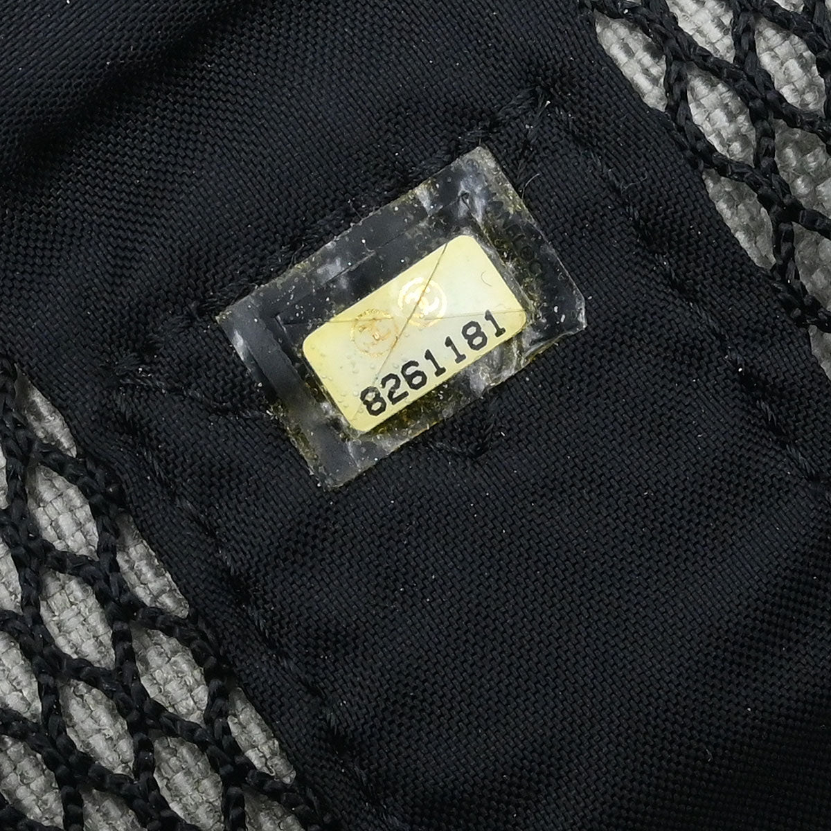 Chanel Black Nylon Sport Line Mesh Tote Handbag