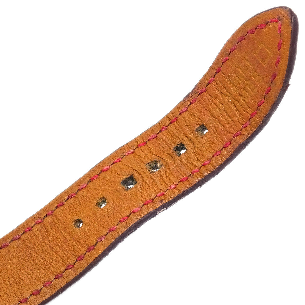 Hermes * H Watch HH1.271 Quartz Gold Bordeaux Crocodile Diamond