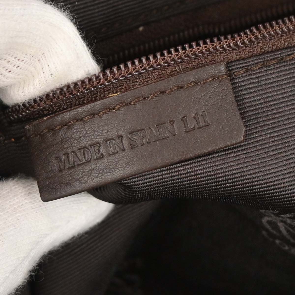 Loewe Brown Leather 2way Shoulder Handbag