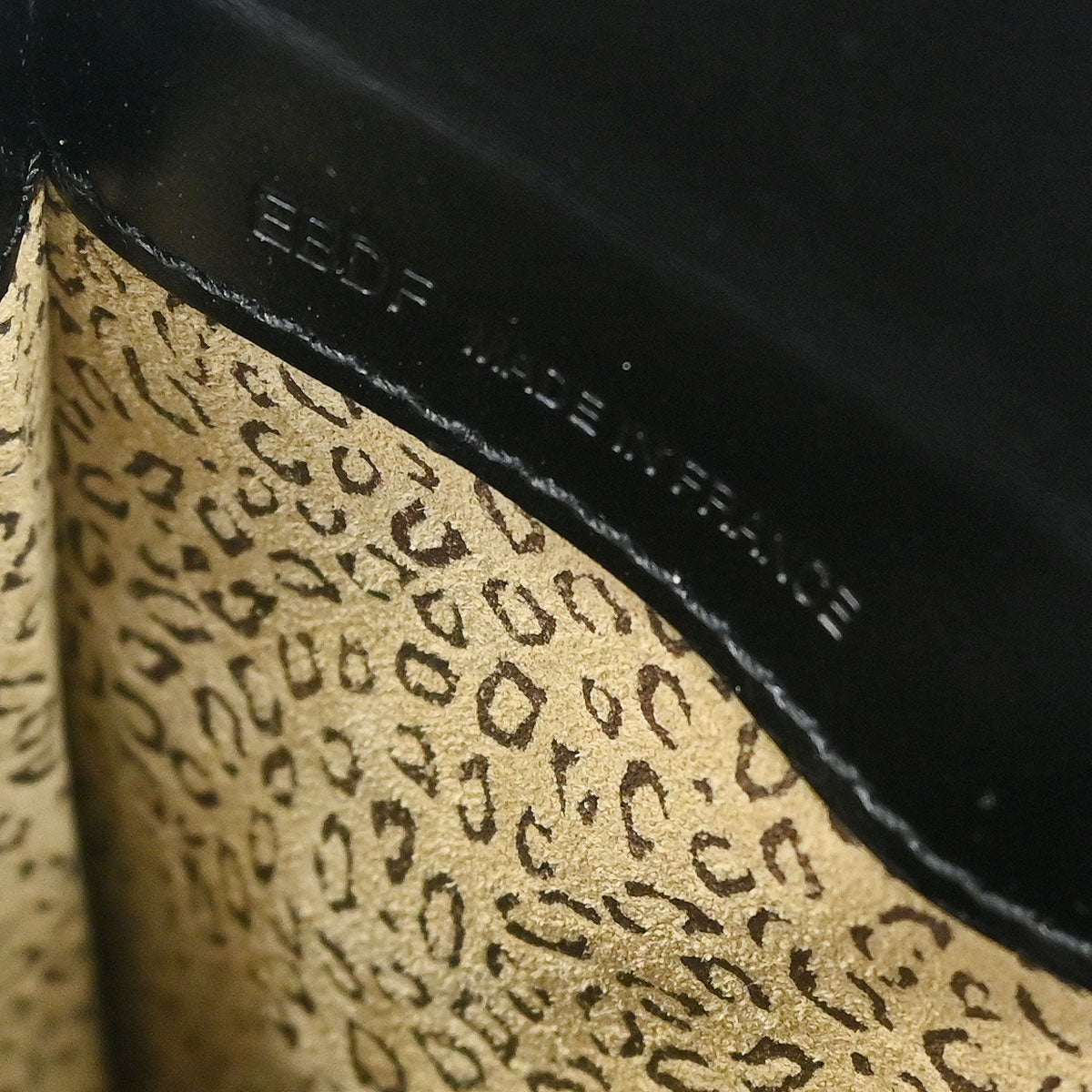 Cartier Black Leather Panthere 2way Shoulder Handbag