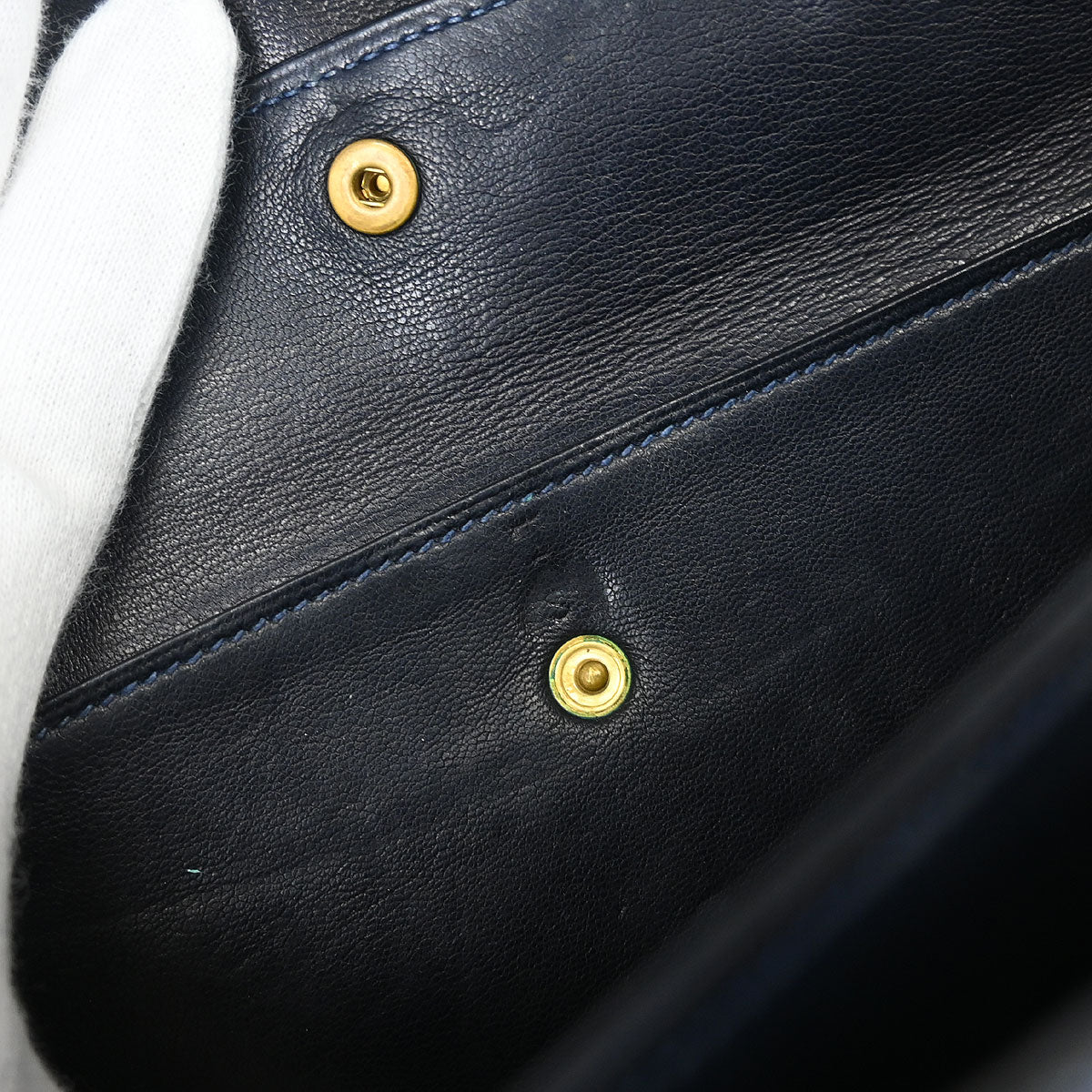 Hermes * 1964 Blue Indigo Ostrich Cordeliere Handbag