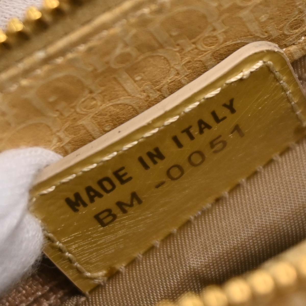 Christian Dior Beige Suede Trotter Handbag