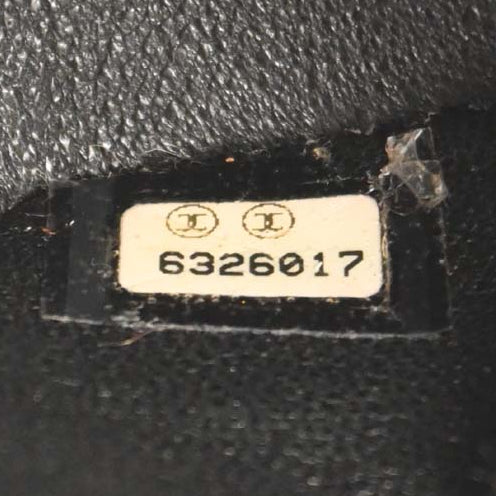 Chanel 2000-2001 Black Caviar Small Classic Double Flap Shoulder Bag