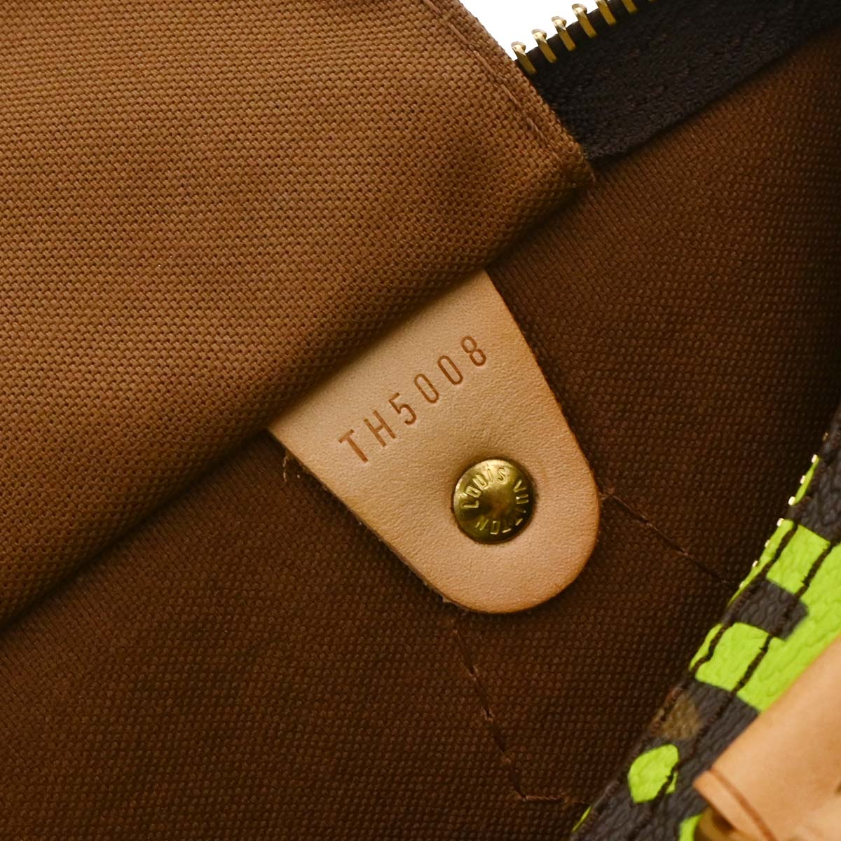 Louis Vuitton 2008 Green Monogram Graffiti Speedy 30 Handbag M93706