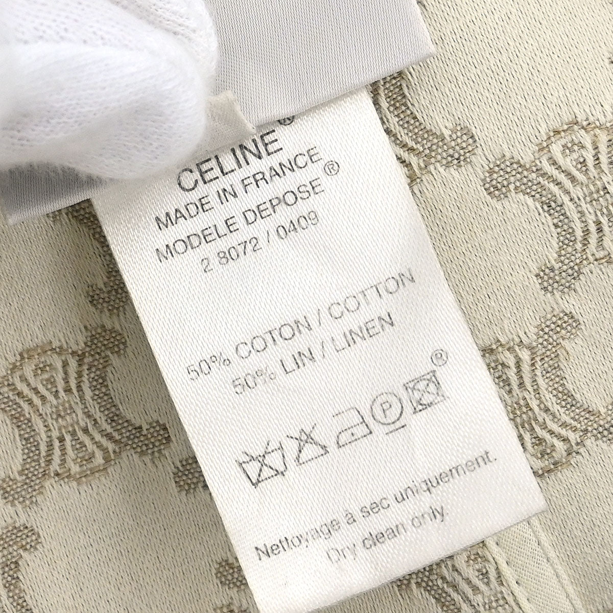 Celine Coat Macadam Off-white #38