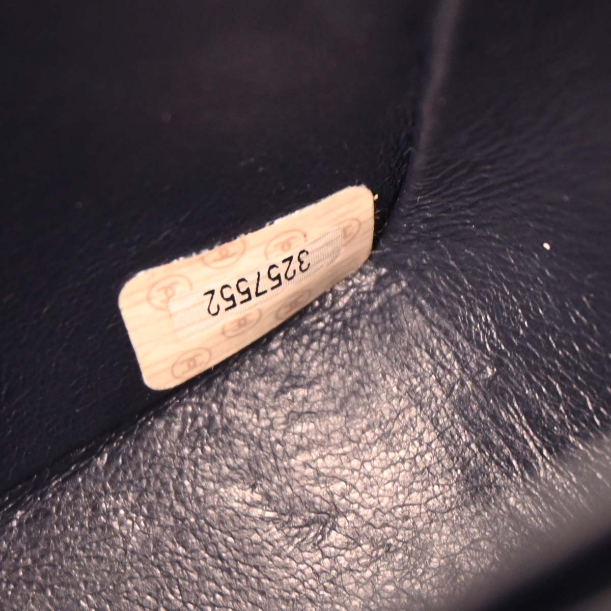 Chanel Navy Caviar Single Flap Shoulder Bag