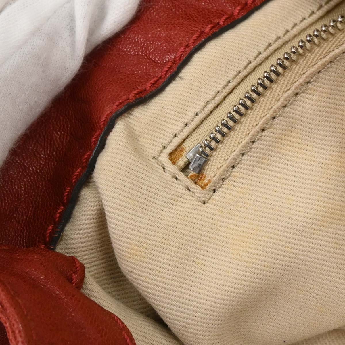 Chloe Red Paddington Handbag