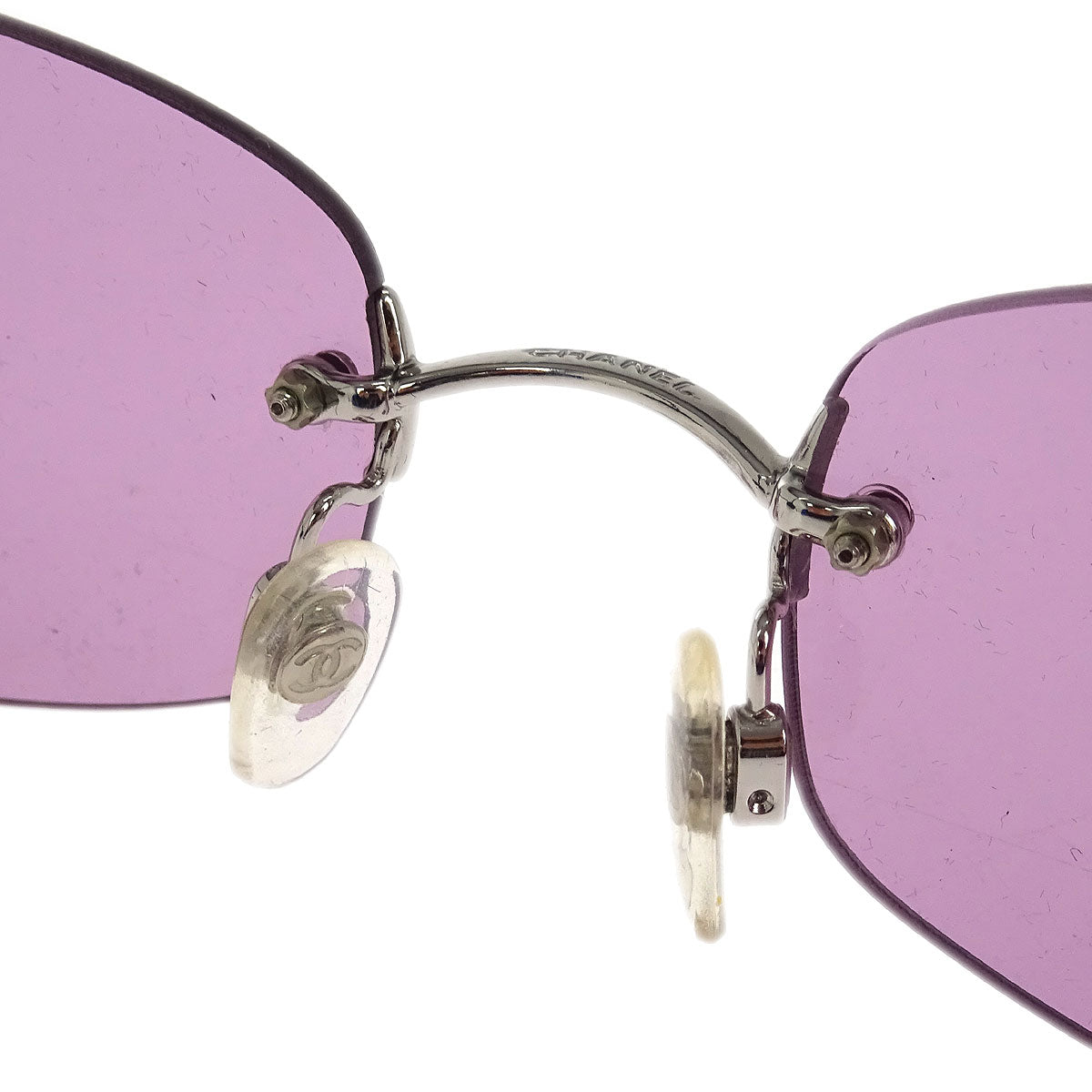 Chanel Sunglasses Eyewear Pink Small Good
