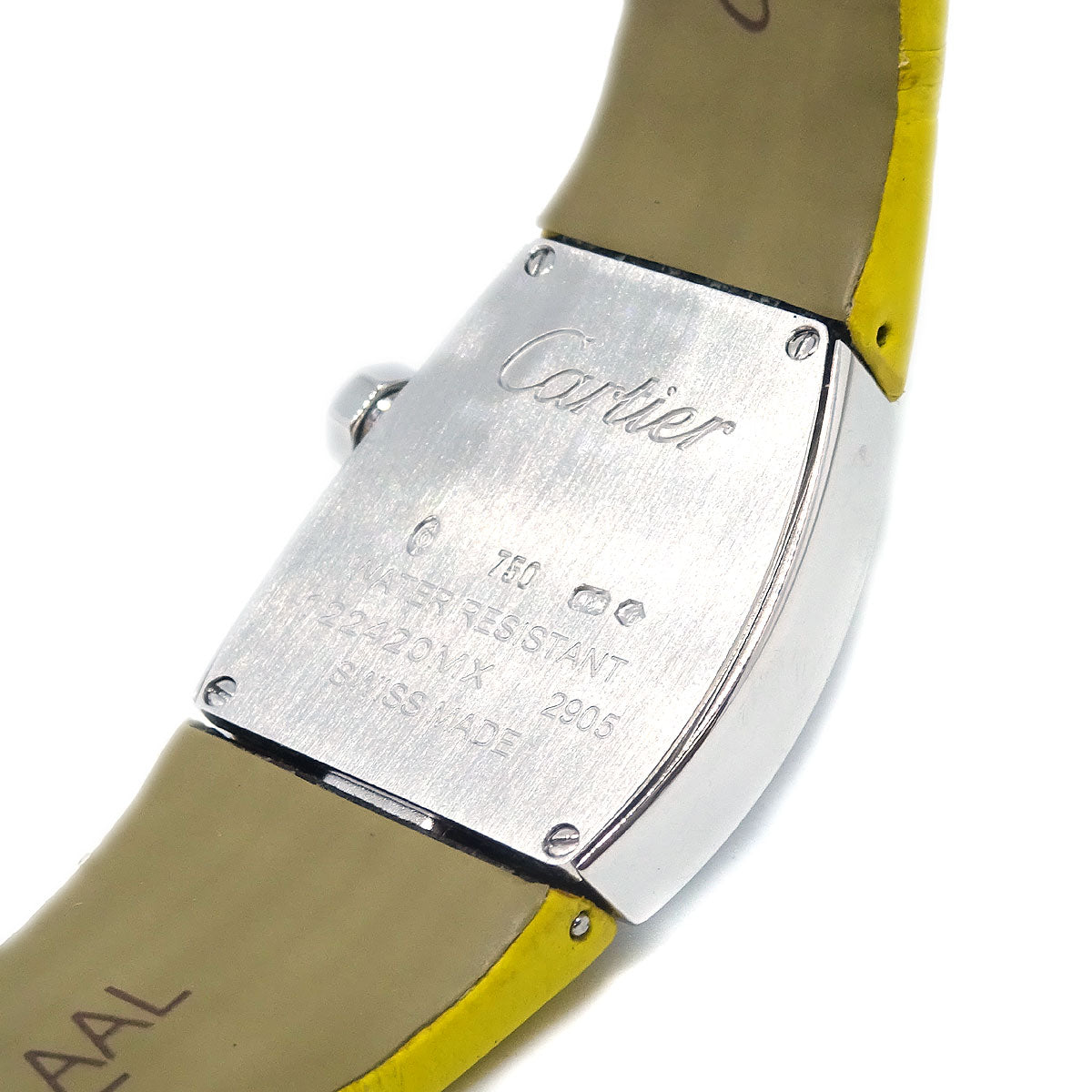 Cartier * La Dona SM Ref.2905 Quartz Watch 18KWG Crocodile