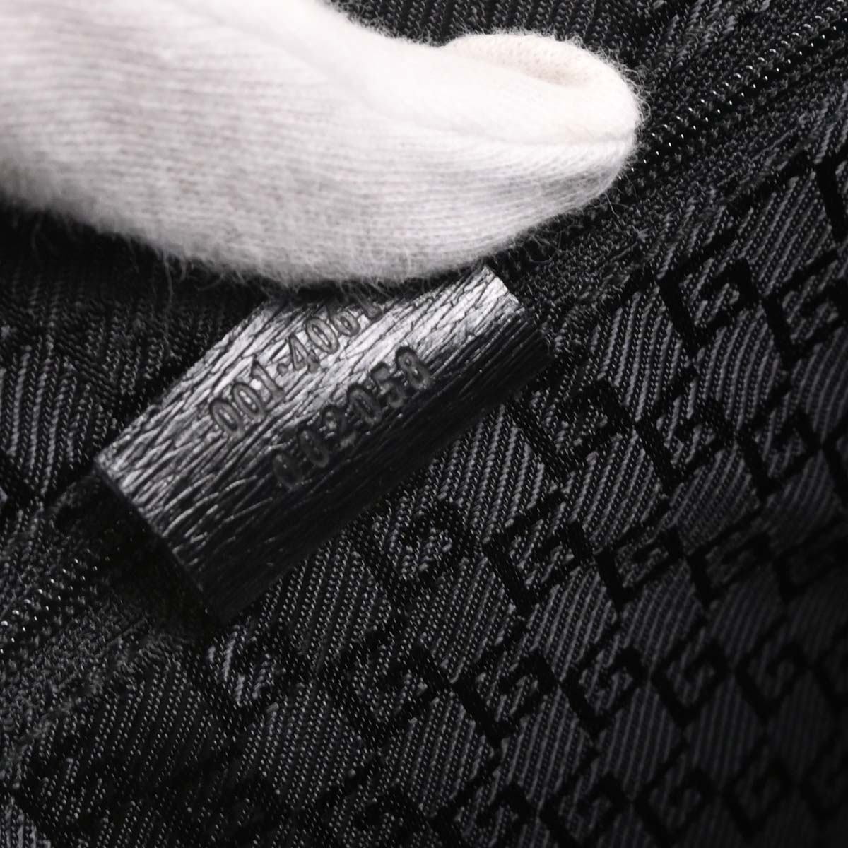 Gucci Black Kandinsky Bamboo Hobo Handbag