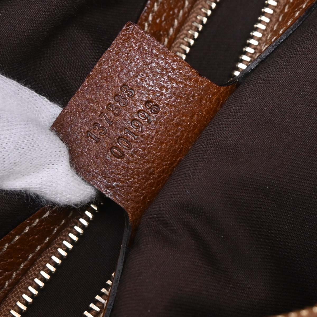 Gucci Beige Bamboo GG Handbag