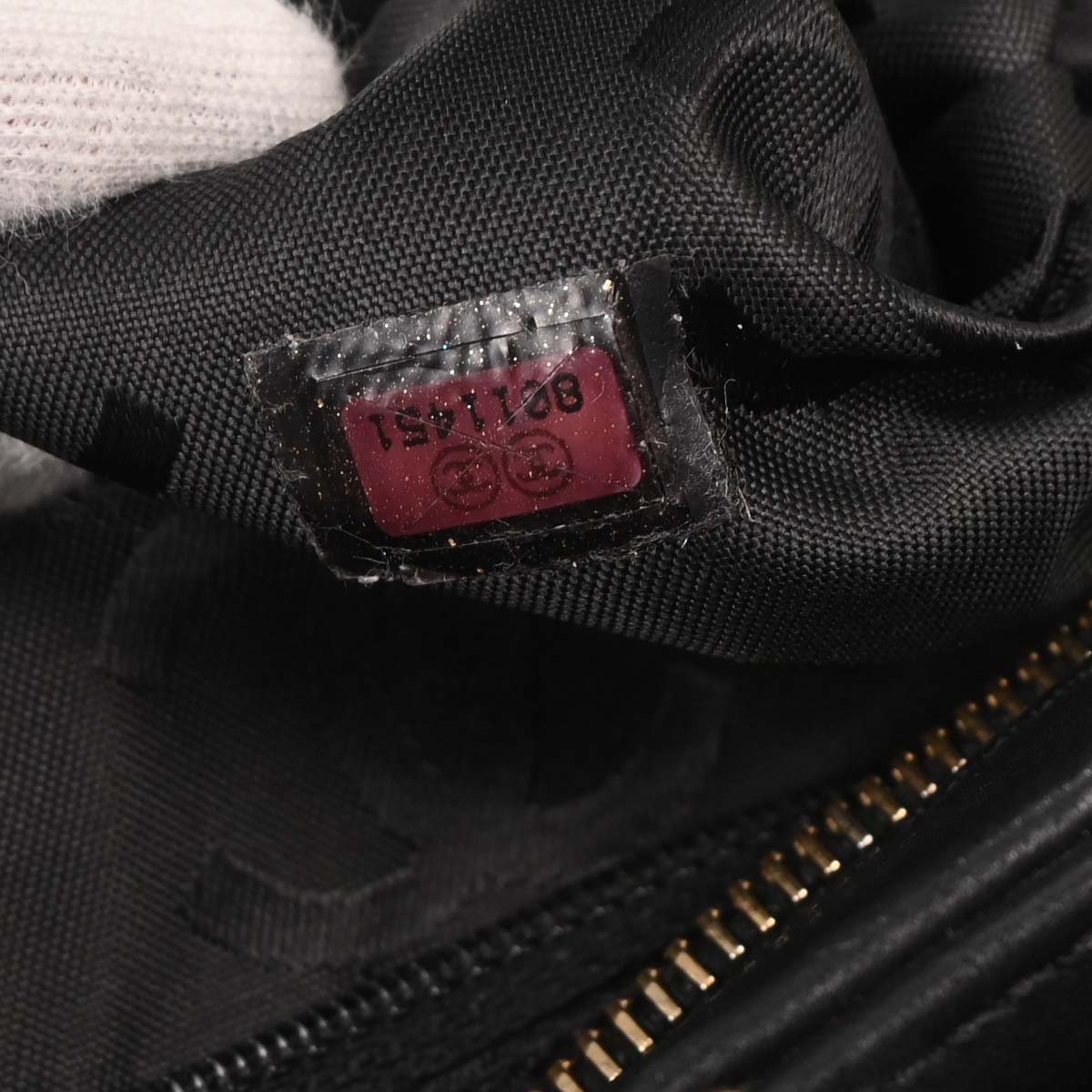 Chanel Black Calfskin Wild Stitch Handbag