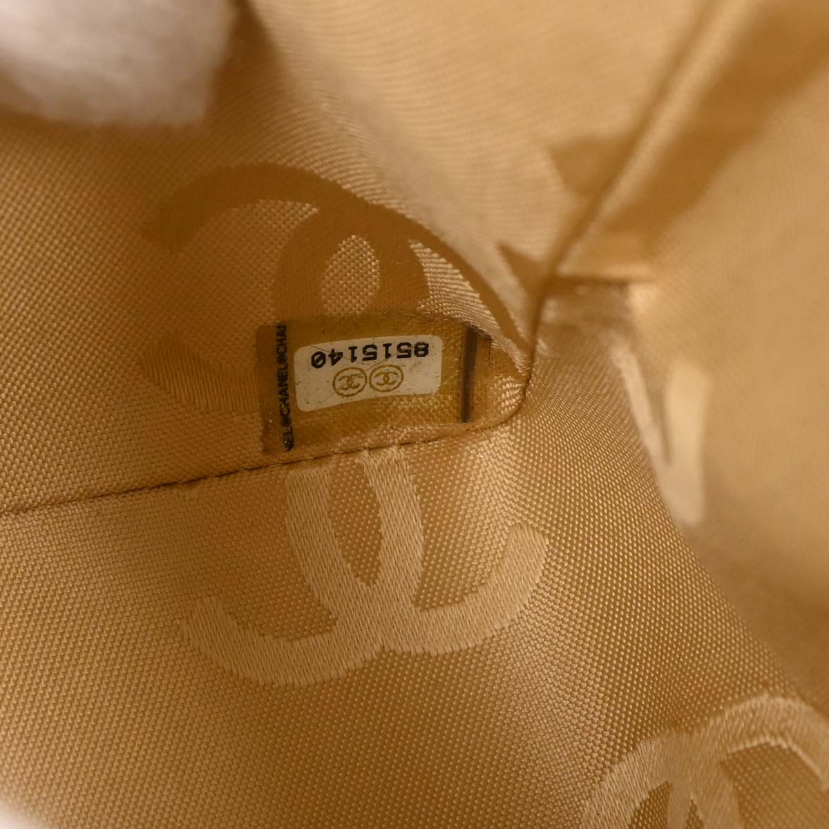 Chanel 2003-2004 Beige Calfskin Wild Stitch Shoulder Bag