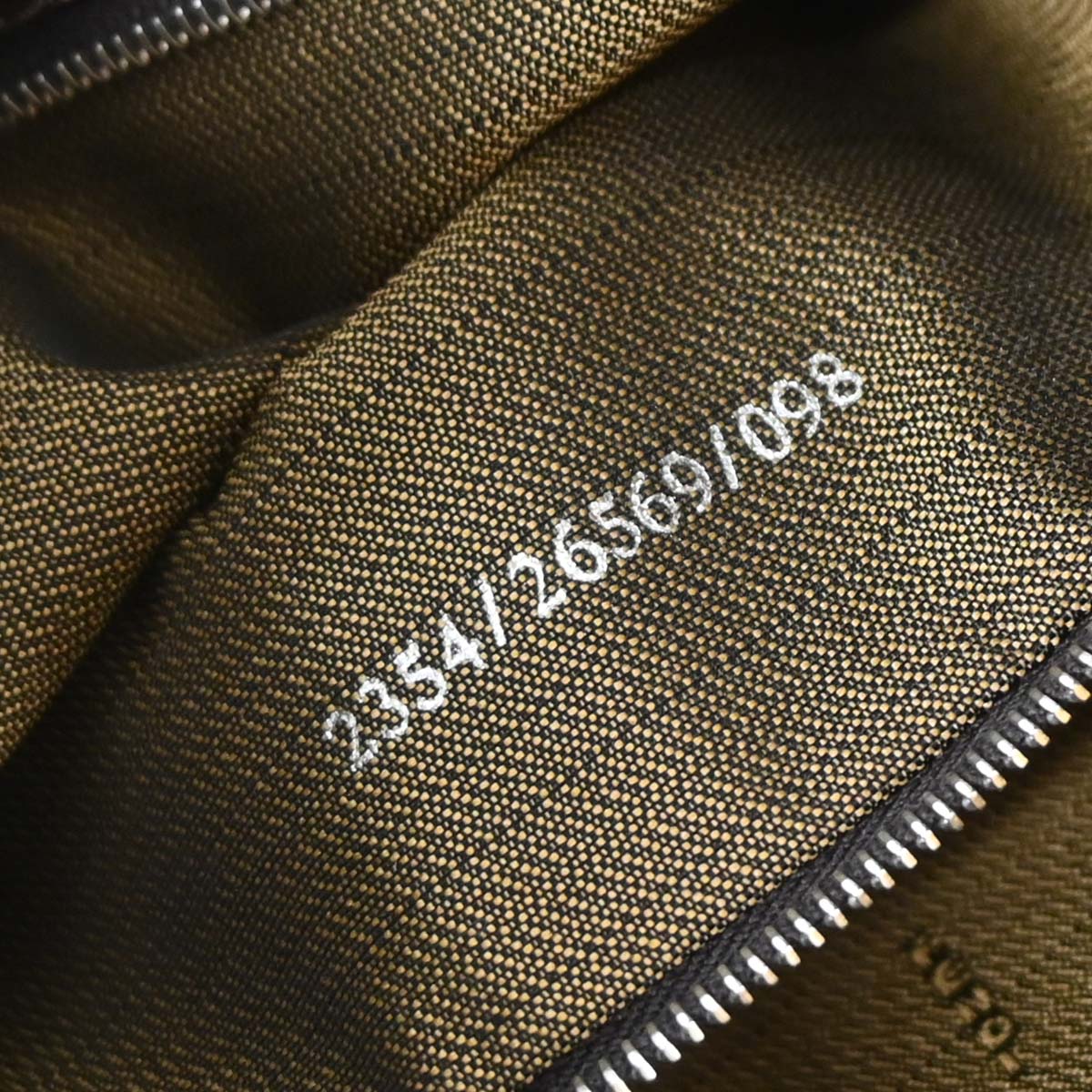 Fendi Brown Black Zucca Hobo Bag