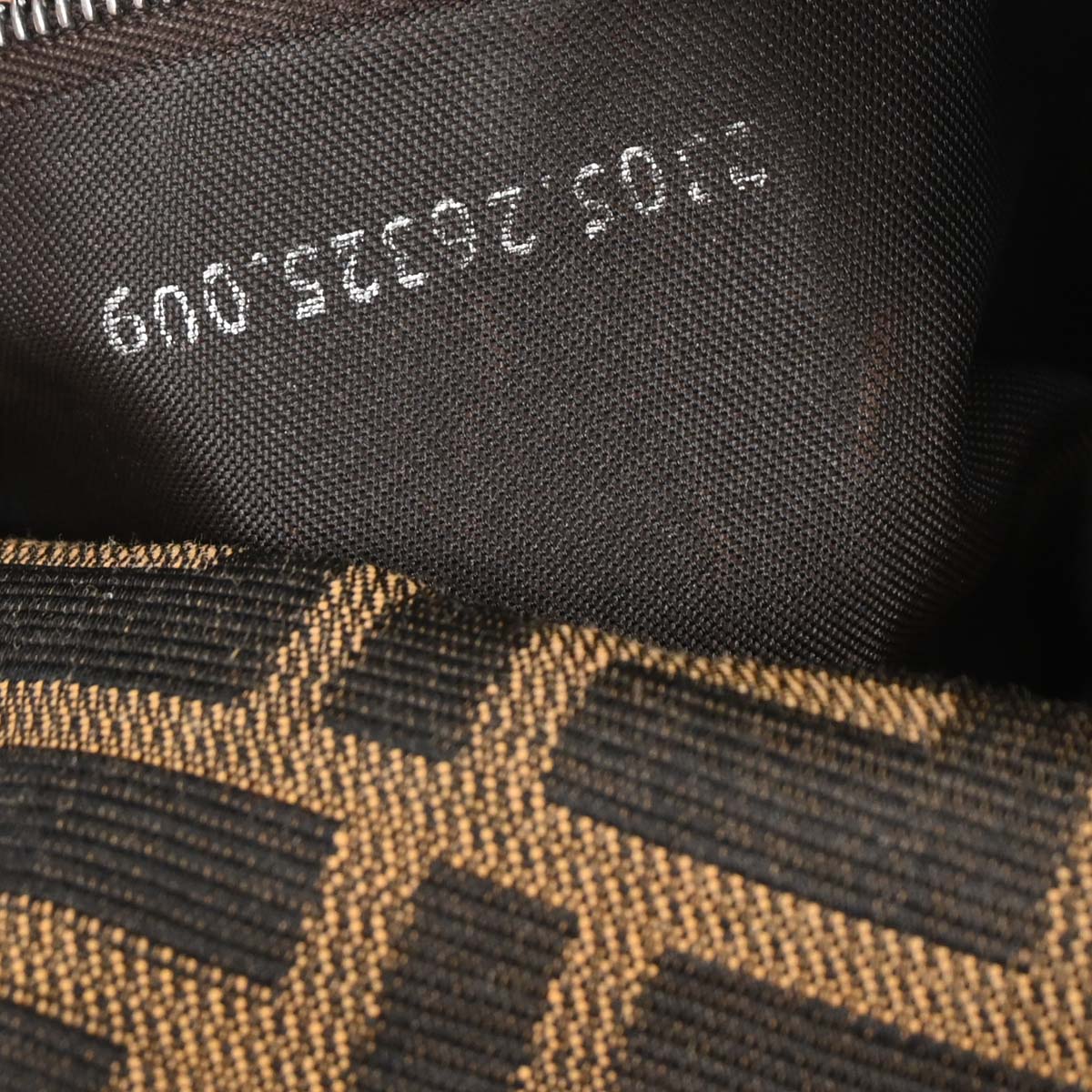 Fendi Brown Canvas Zucca Mamma Baguette Handbag