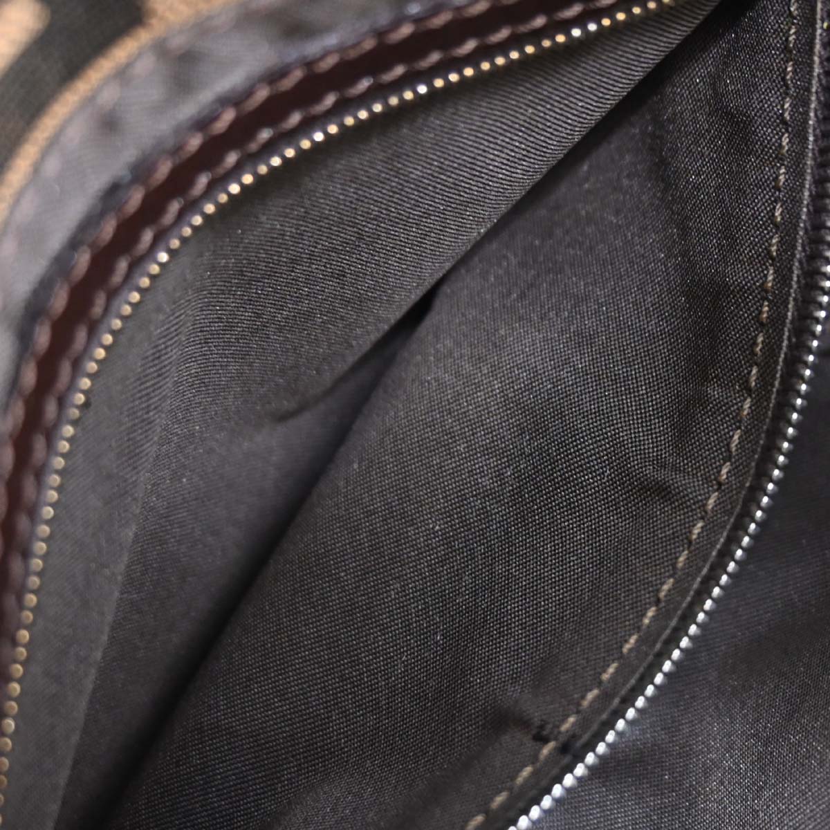 Fendi Brown Zucca Baguette Handbag