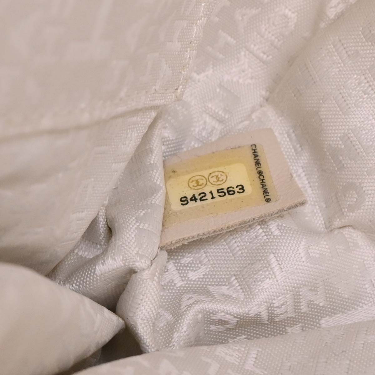 Chanel 2004-2005 Beige Lambskin Handbag