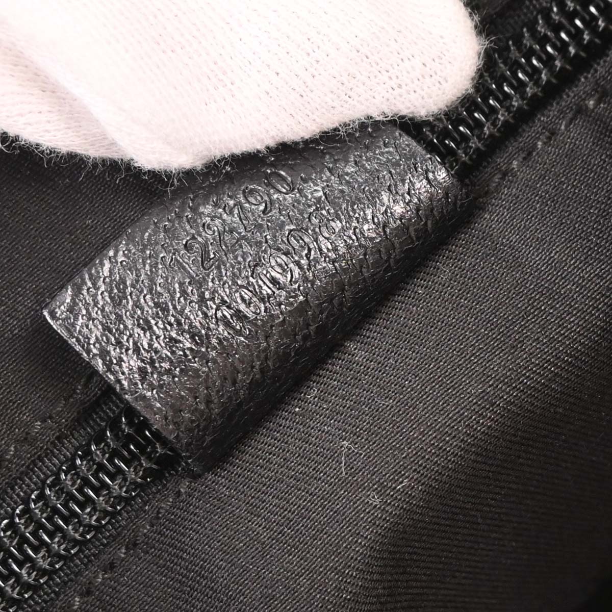 Gucci Black Canvas GG Shoulder Bag