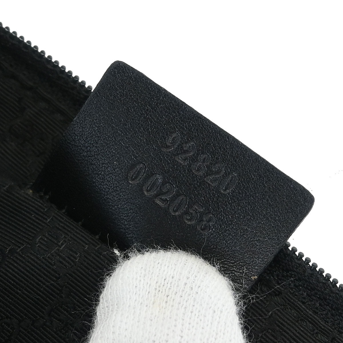 Gucci Black Sherry Accessory Pouch Handbag