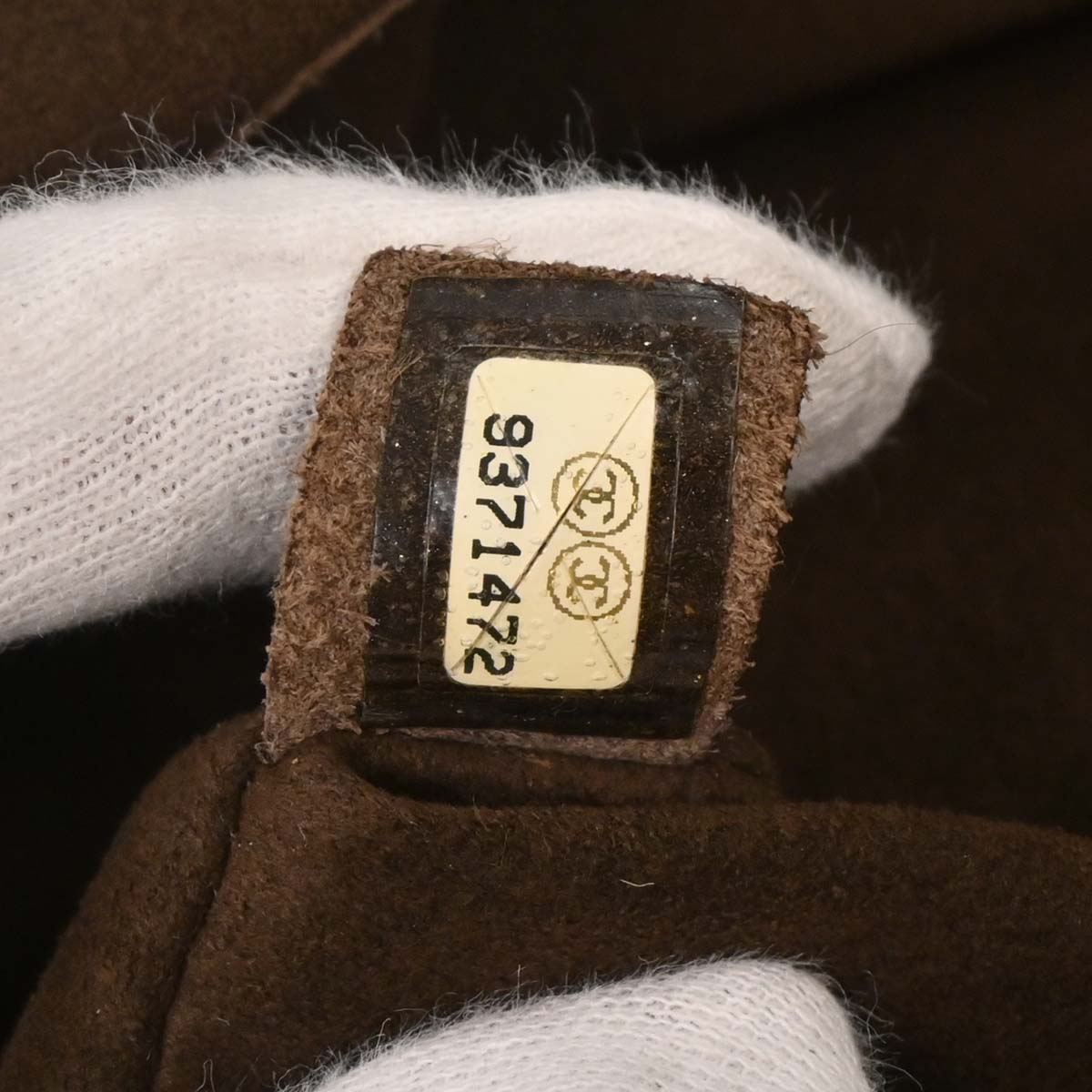 Chanel * 2004-2005 Brown Rabbit Fur Shoulder Bag