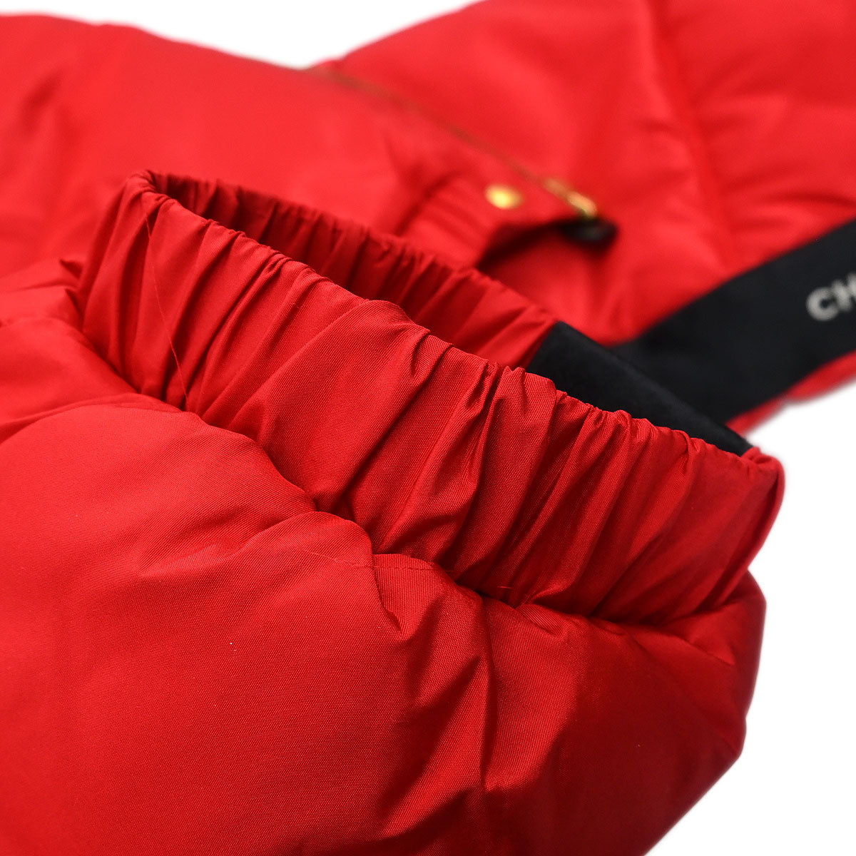 Chanel Zip Up Jacket Red #42