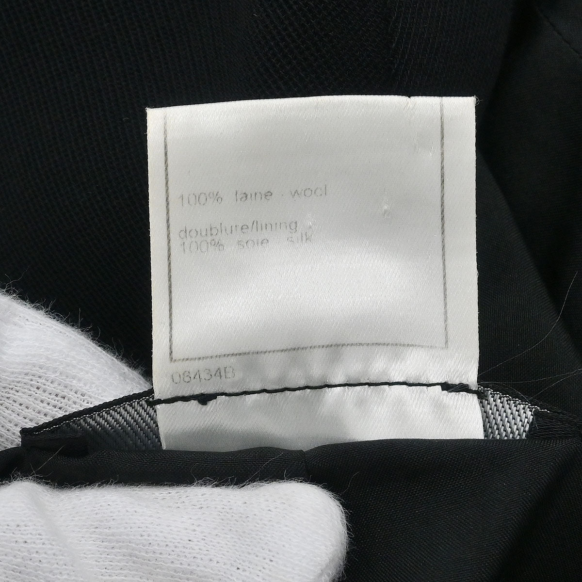 Chanel Single Breasted Jacket Black #36